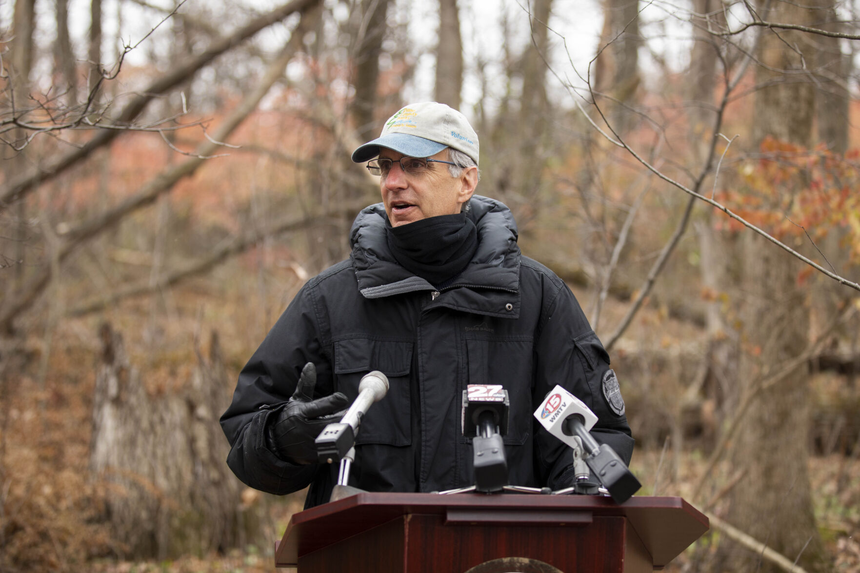 Dane County holds press conference announcing purchase of land to add connections for Ice Age Trail